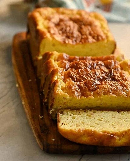 Carnivore Cream Cheese Bread Loaf - 5 Ingredients