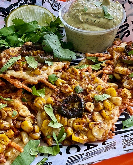 Blackstone Cheesy Street Corn Bites