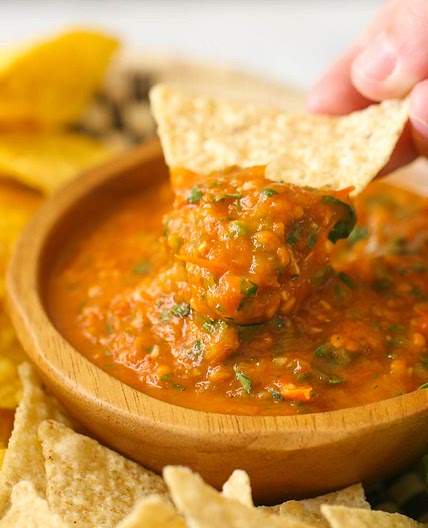 Yellow tomato salsa