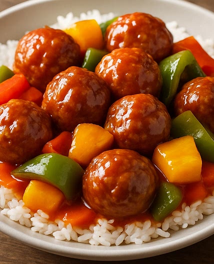 Sweet and Sour Meatballs