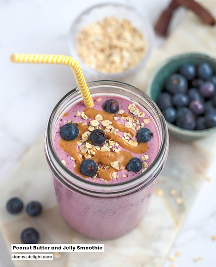 Peanut Butter and Jelly Smoothie
