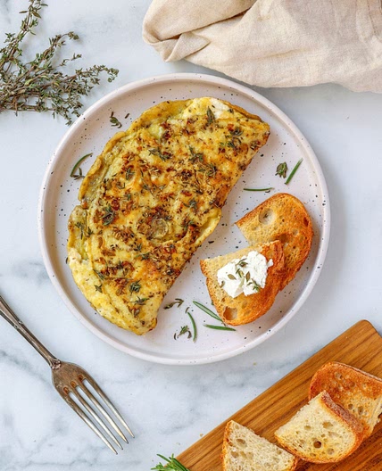 Herb and Goat Cheese Omelet