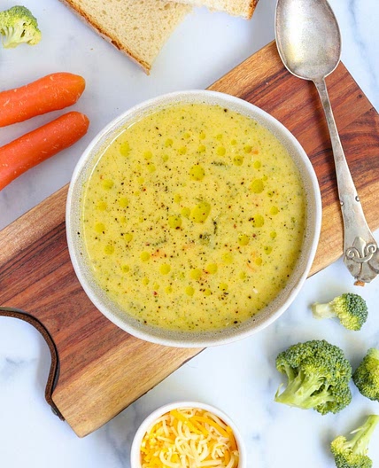 High Protein Broccoli Soup
