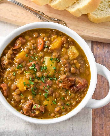 Potaje de Lentejas (Cuban Lentil Soup)