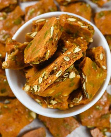 Spiced Pumpkin Seed Brittle