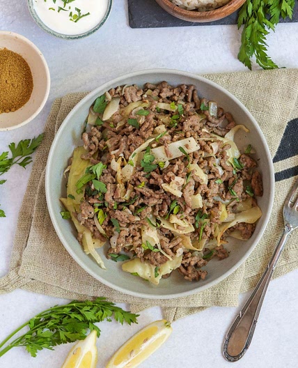 Ground Beef and Cabbage