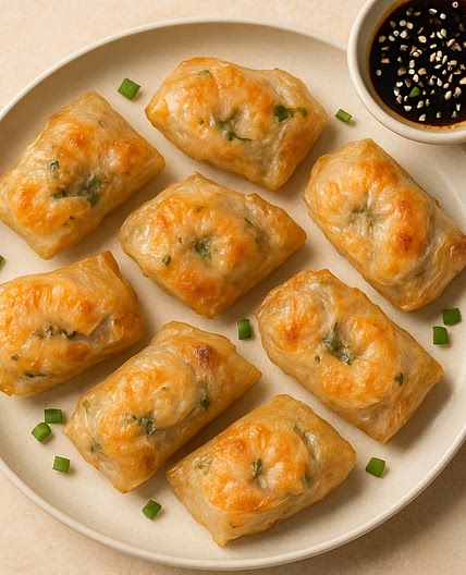 Air Fryer Shrimp Rice Paper Dumplings
