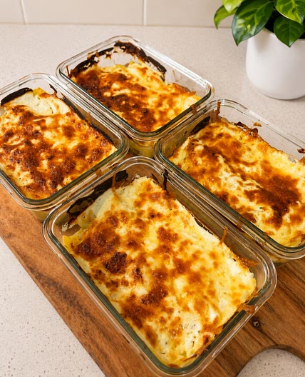 White Chicken Lasagna Bowls