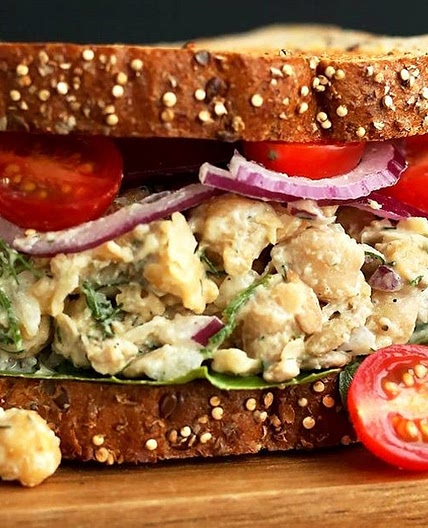 "No-Tuna" Salad Sandwich