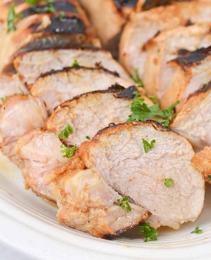 Grilled Marinated Pork Loin