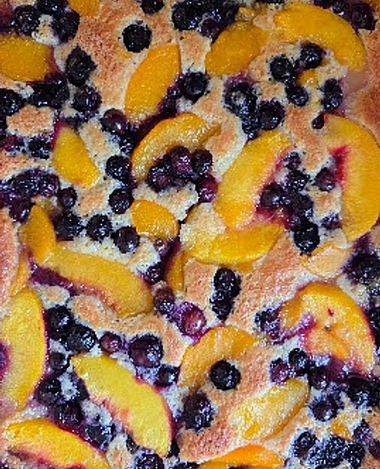 Blueberry Peach Cobbler