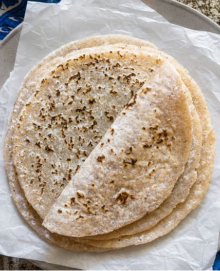 Cassava Flour Tortillas