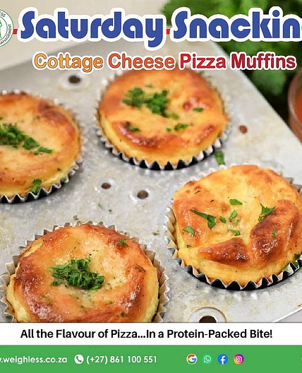 Cottage Cheese Pizza Muffins