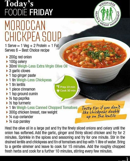 Moroccan Chickpea Soup