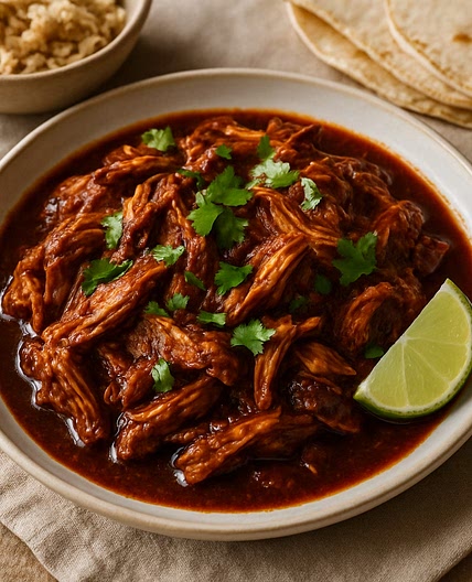 Slow-Cooker Oaxacan Chicken Barbacoa