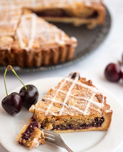 Cherry Bakewell Tart