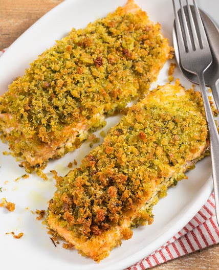 Salmone croccante