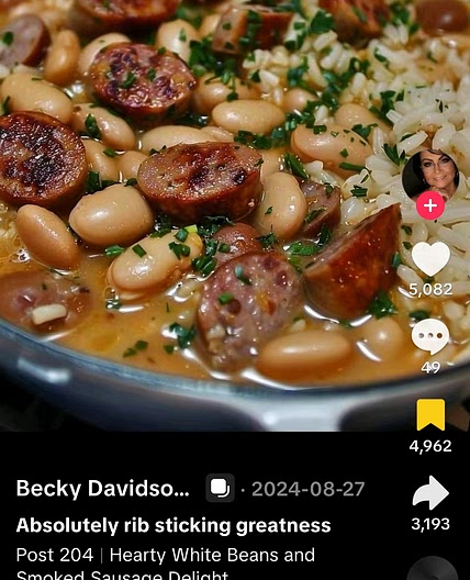 Hearty White Beans and Smoked Sausage Delight