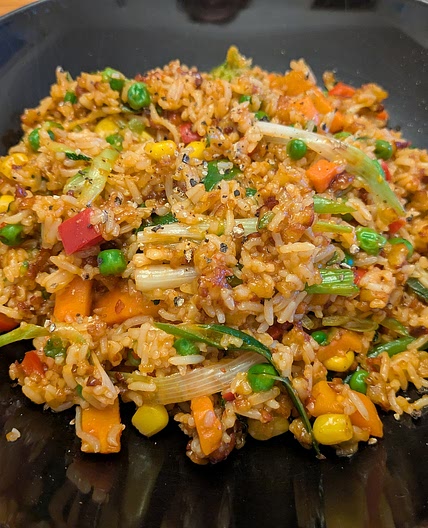 Grated Halloumi Fried Rice