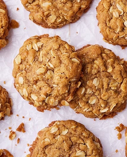 Browned Butter Oatmeal Cookies