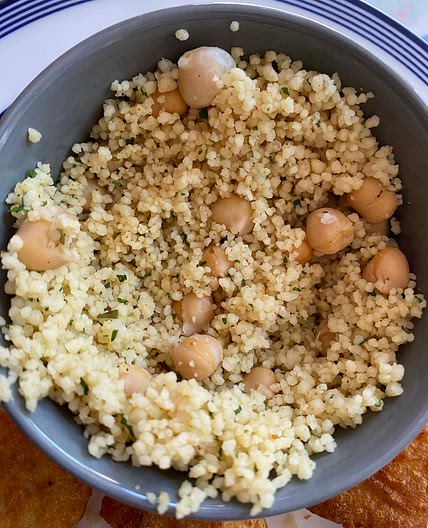Couscous Salad with Chickpeas