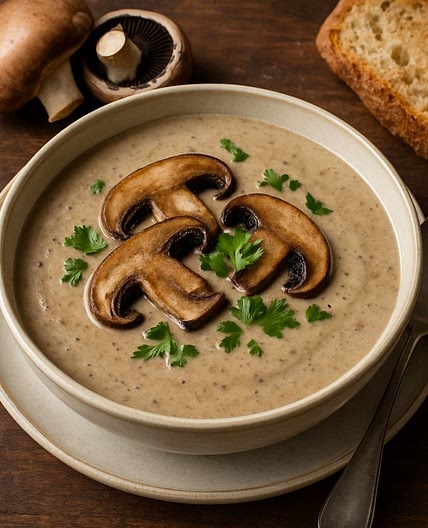 Sopa portobello