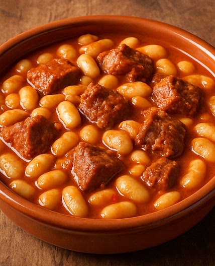 Alubias con carne