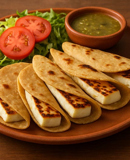 Dobladitas de Queso Panela Asado
