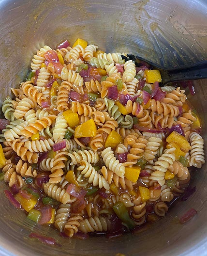 Curry noodle salad