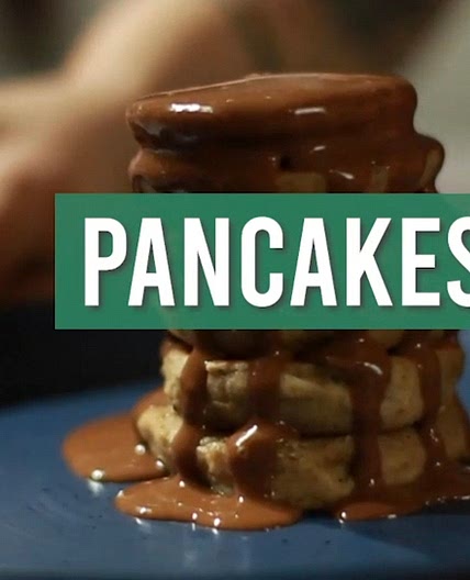 Pancakes de banana y avena
