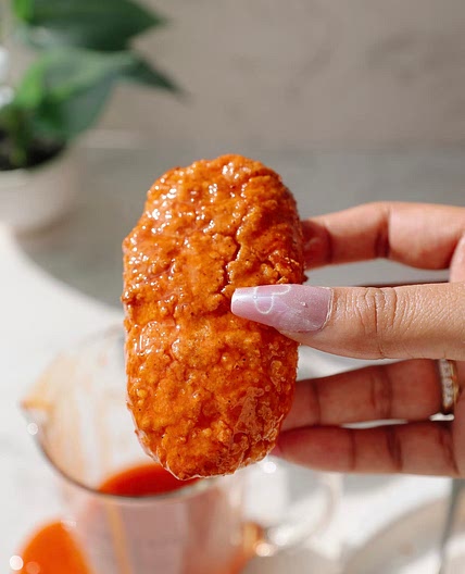Buffalo Tofu Tenders (Air Fryer Recipe!)