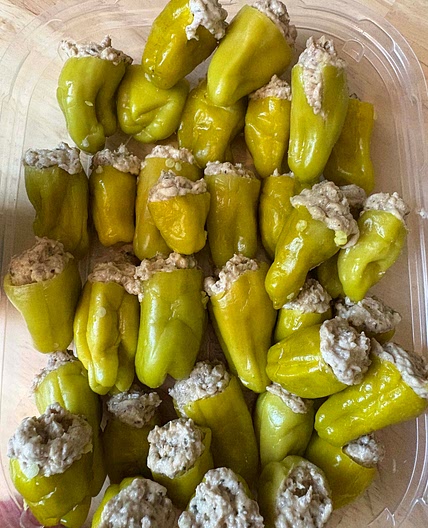 My drinking buds stuffed peperoncino recipe 🌶️🌶️