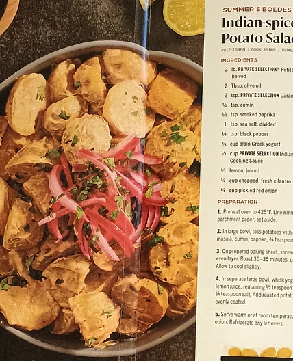 Indian-spiced Roasted Potato Salad