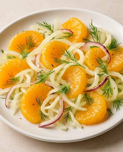 Ensalada de mandarina al hinojo