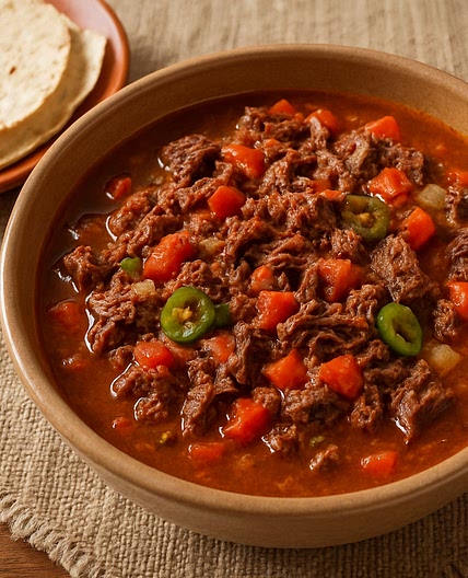 Caldillo de carne seca