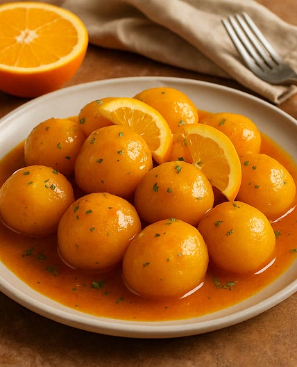 Papas a la naranja