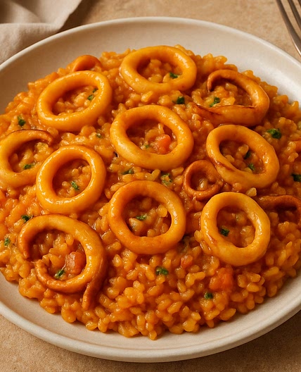 Arroz con calamares