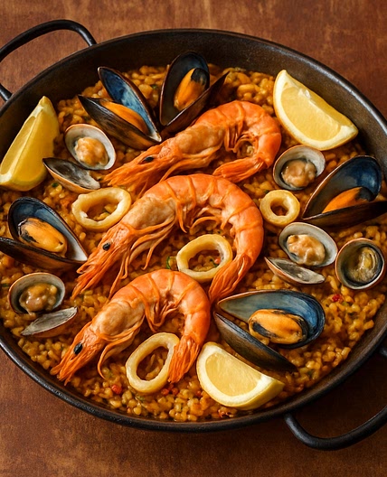 Paella de mariscos