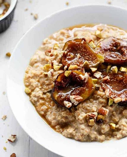 Caramelized Fig Toasted Oatmeal
