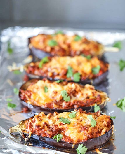 Eggplant and Beef Marinara