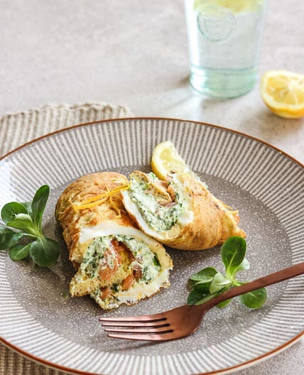 Stuffed Omelet Roll-Ups