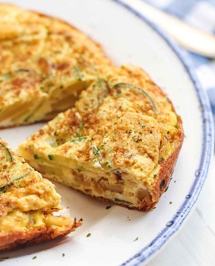 Spanish Omelet with Zucchini