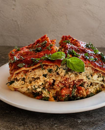 Tofu-Spinach Lasagna
