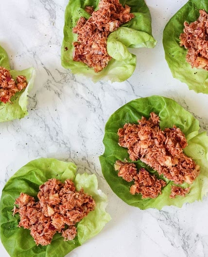 Tuna Salad Lettuce Boats