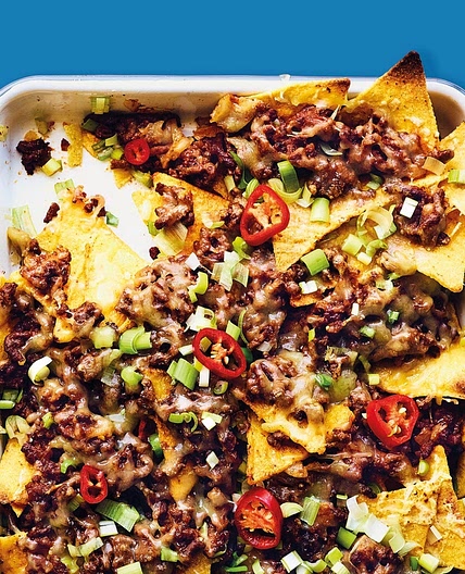 Tex Mex loaded nachos
