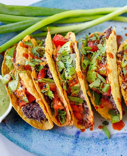 Crispy Baked Vegetarian Tacos Recipe