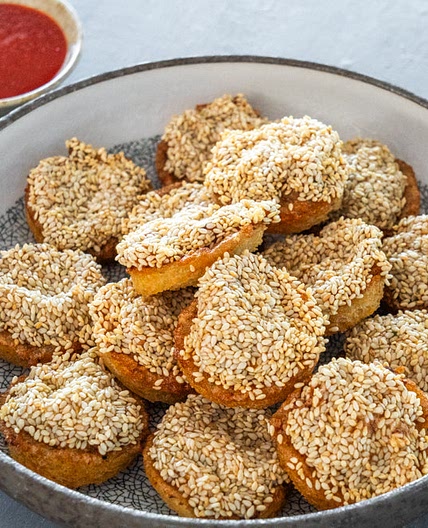 Prawn toast bites