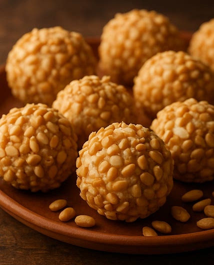 Bolas de queso con maní