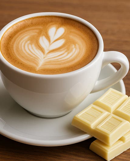 Café con chocolate blanco