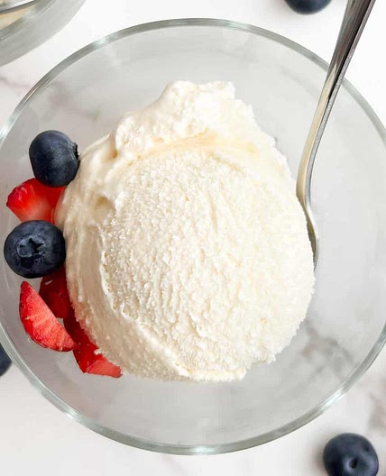 No Egg Vanilla Ice Cream
